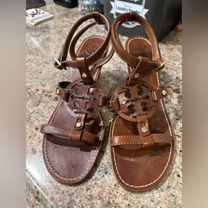 Tory Burch Capri Miller Wedge Sandal 8.5